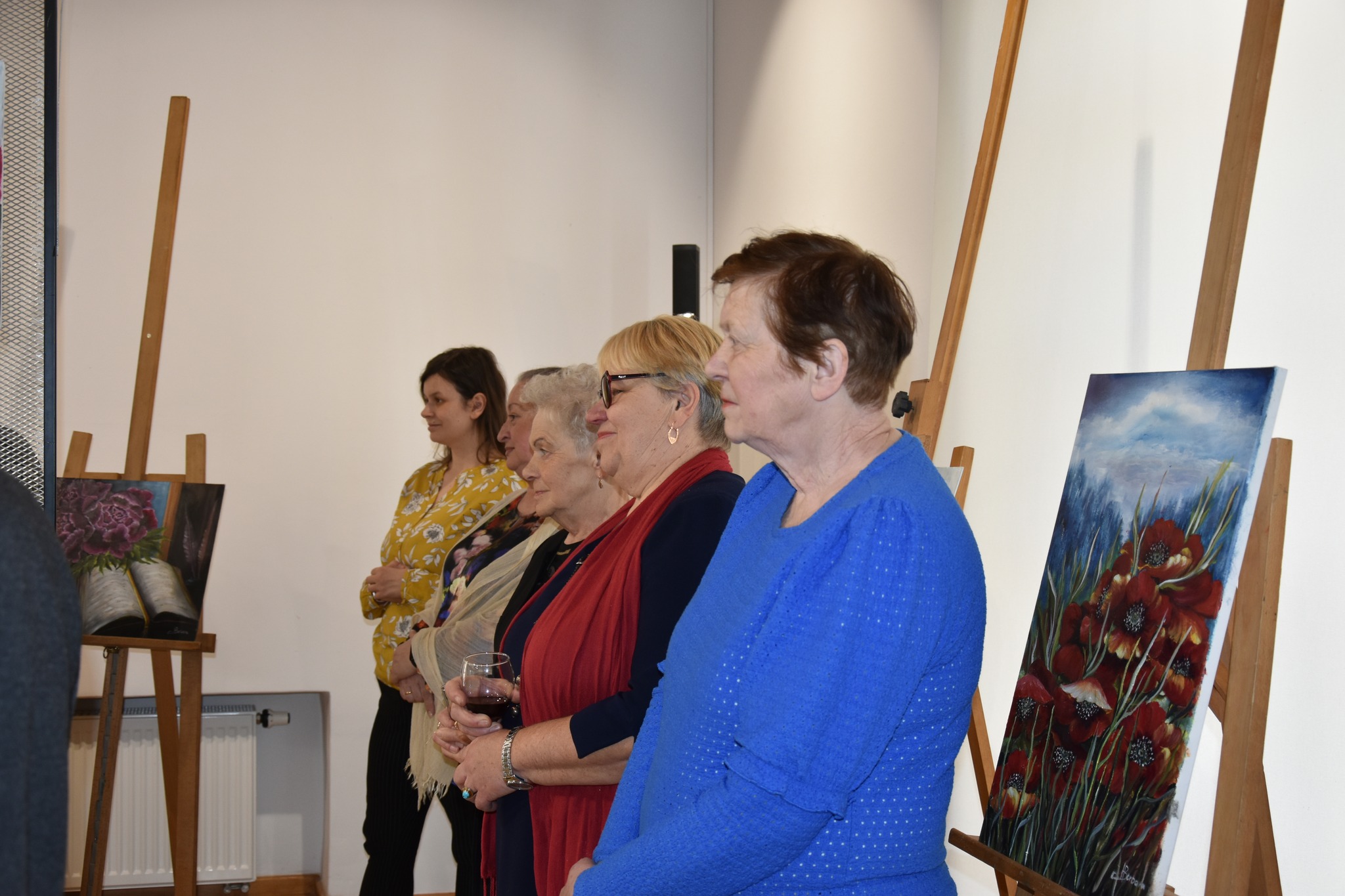 Malwy, róże, fiołki... - Wernisaż wystawy Barbary Harasim